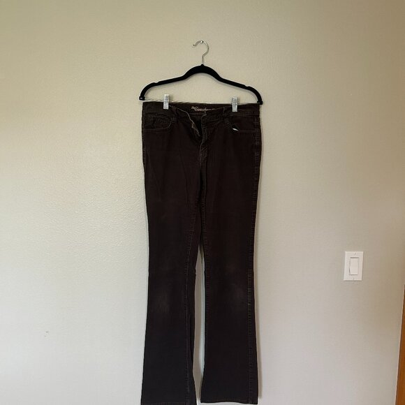 Old navy sweetheart corduroy brown long pants  size 8L - Picture 1 of 9